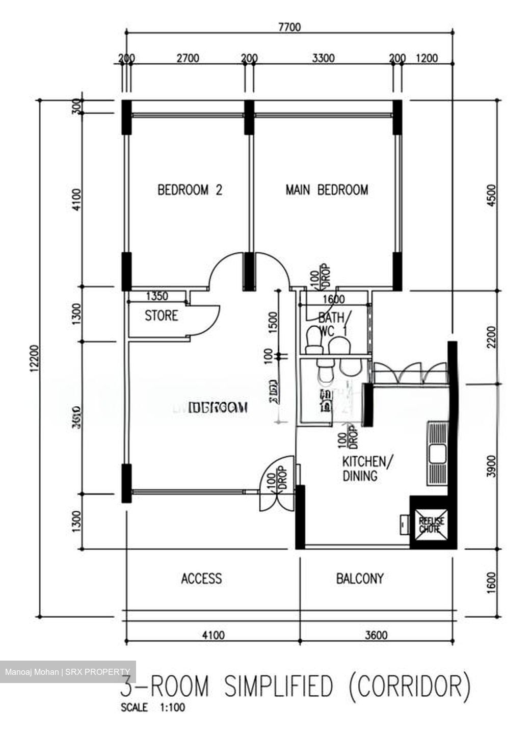 Blk 685 Race Course Road (Kallang/Whampoa), HDB 3 Rooms #595223921